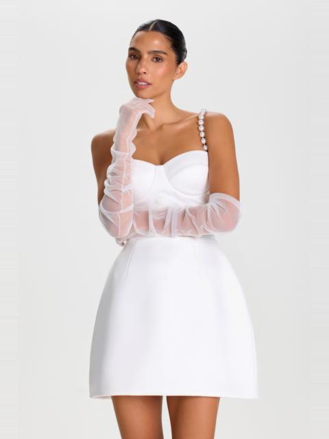 NADINE MERABI Jessica White Gloves