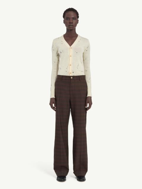 MM6 Maison Margiela Checked trousers