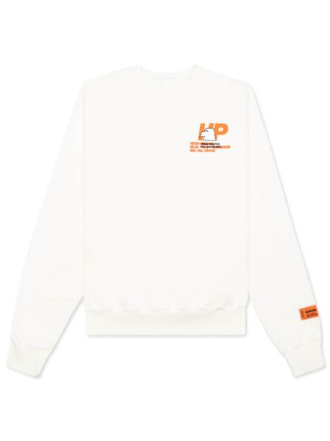Heron Preston HERON PRESTON HERON GUM CREWNECK - CREAM/LIGHT BLUE
