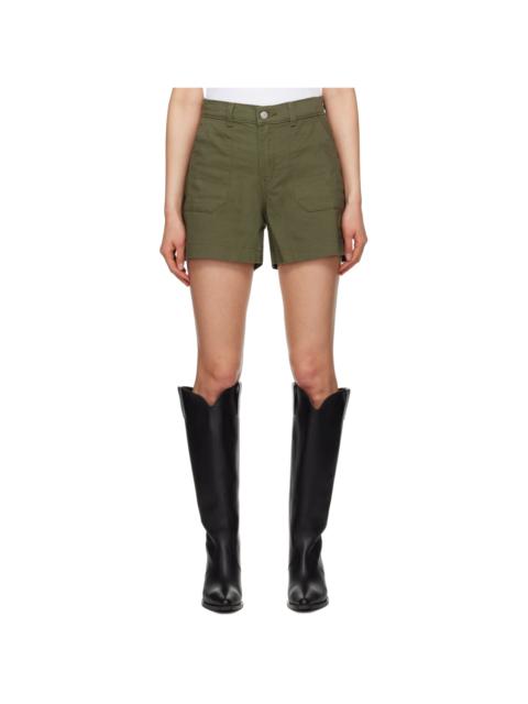 Khaki ND Utility Denim Shorts