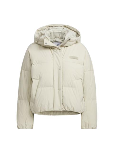 adidas (WMNS) adidas Puffer Crop Down Jacket 'White' JD3786