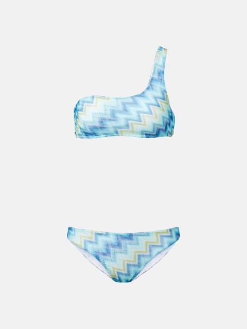 Missoni Zigzag one-shoulder bikini