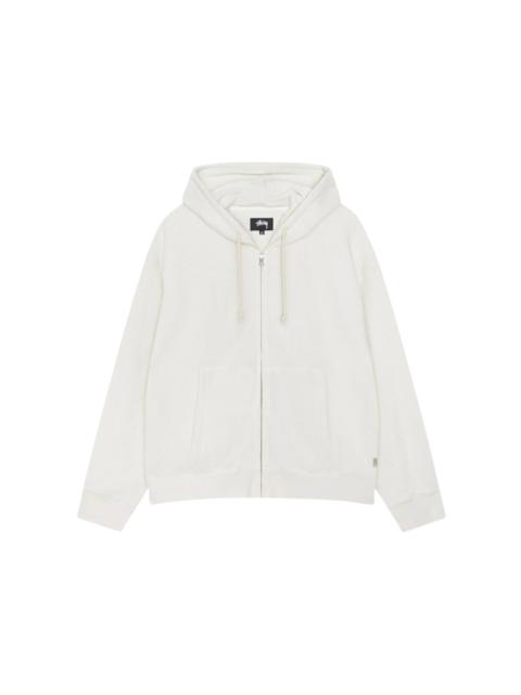 Stüssy Stussy Double Layer Waffle Zip Hoodie Off White
