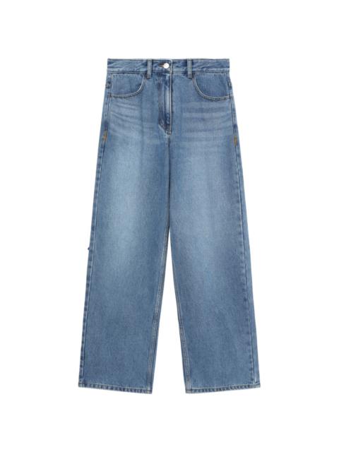 ADER error high-rise straight jeans