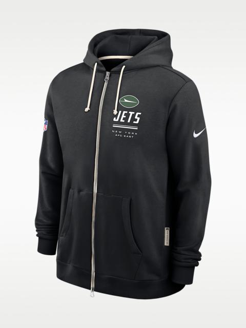 Nike New York Jets Sideline Standard Issue Men's Nike Dri-FIT NFL Full-Zip Hoodie