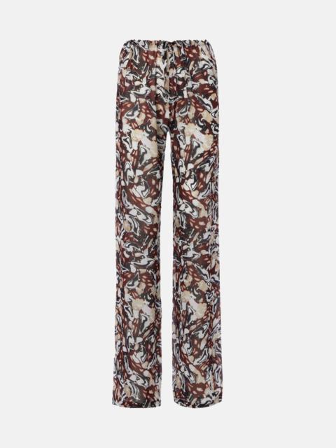 Dries Van Noten Printed straight pants