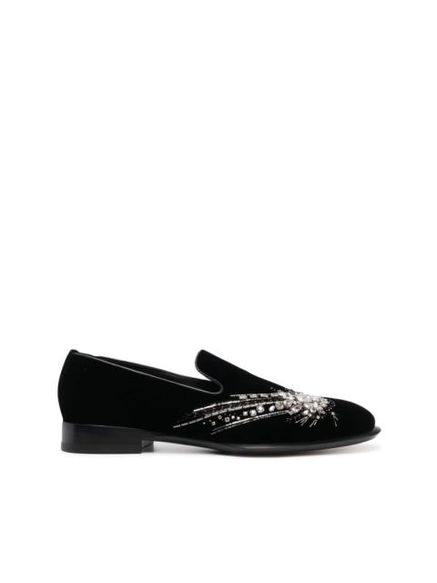 Alexander McQueen Astral Jewel crystal-embellished slippers