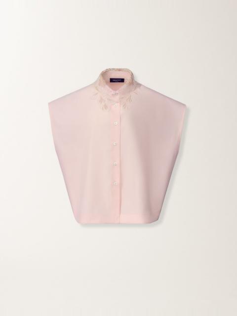 FABIANA FILIPPI Sleeveless shirt in petal pink poplin