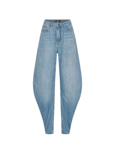 ROTATE blue tapered jeans