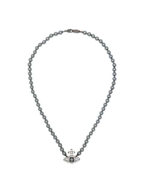 Vivienne Westwood Olympia Orb-charm pearl necklace