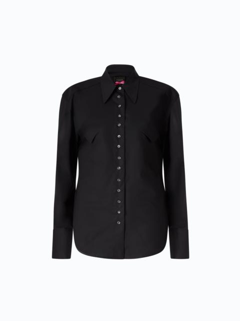 PINKO SLIM-FIT SHIRT WITH DRAWSTRING