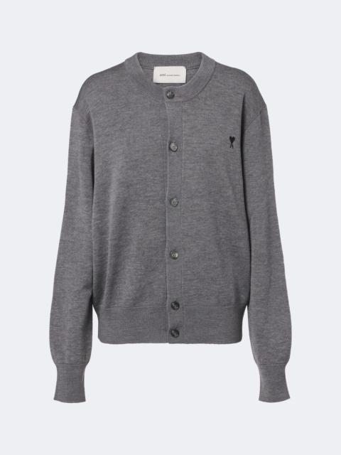 AMI Paris Ami de Cœur wool cardigan