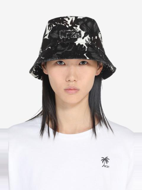 N°21 FLORAL-PRINT BUCKET HAT