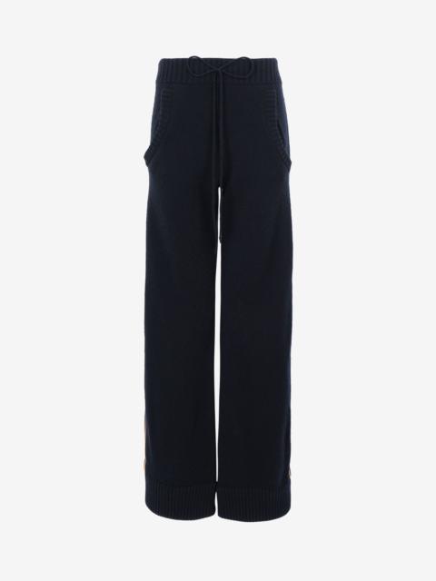 Knit tracksuit trousers