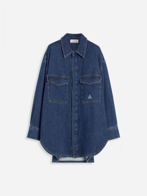 Lanvin OVERSIZED DENIM OVERSHIRT