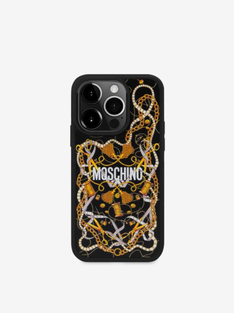Moschino SARTORIAL PRINT IPHONE 14 PRO COVER