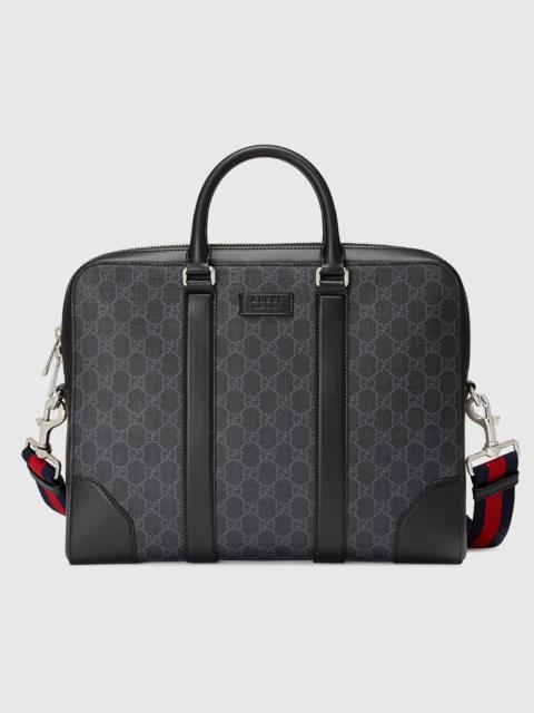 GUCCI GG Black briefcase