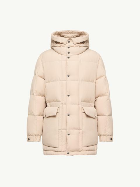 Moncler Sylmara Hooded Long Down Jacket
