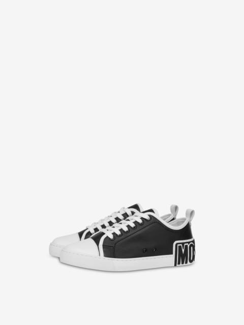 Moschino MAXI LOGO CALFSKIN SNEAKERS
