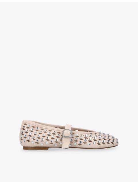 STEVE MADDEN Rerun Suede Mary Jane Shoes