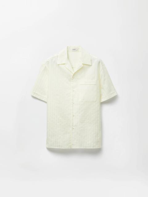 VERSACE Jacquard Cotton-Silk Regular Shirt