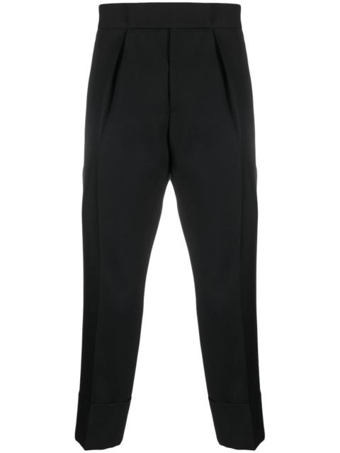 SAPIO pleated cropped trousers