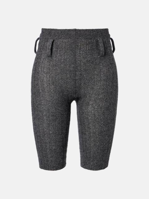 Prada Knitted wool and cashmere shorts