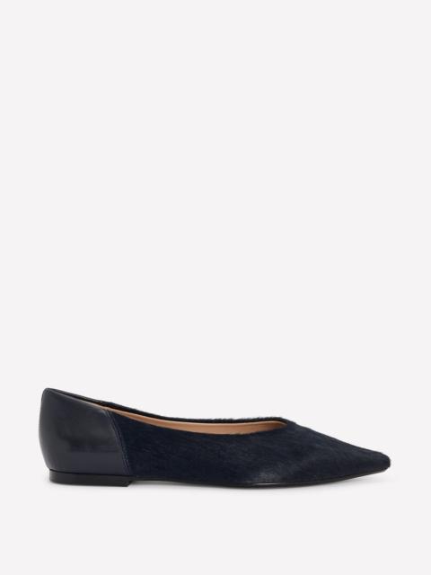 BODEN Nigella Pointed Toe Flats-Navy