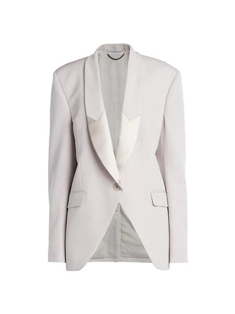 Stella McCartney Aya Wool Twill Tailored Jacket