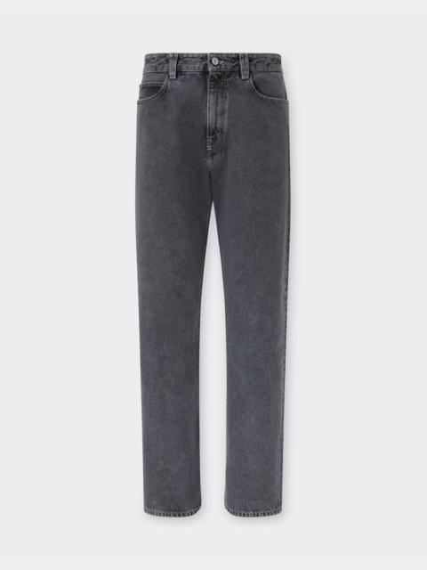 Ferrari Five-pocket pants in marbled denim