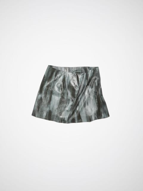 Acne Studios Leather skirt - Black