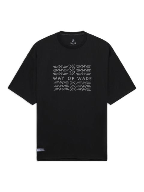 Li-Ning Li-Ning Way Of Wade Graphic Loose Fit T-shirt 'Black Grey' AHSS431-1