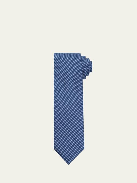 Brioni Men's Micro-Jacquard Silk Tie