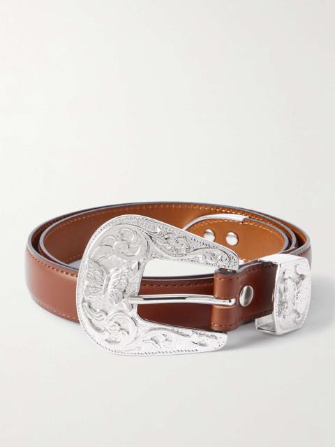 NEEDLES 2cm Papillon Western Leather Belt | REVERSIBLE