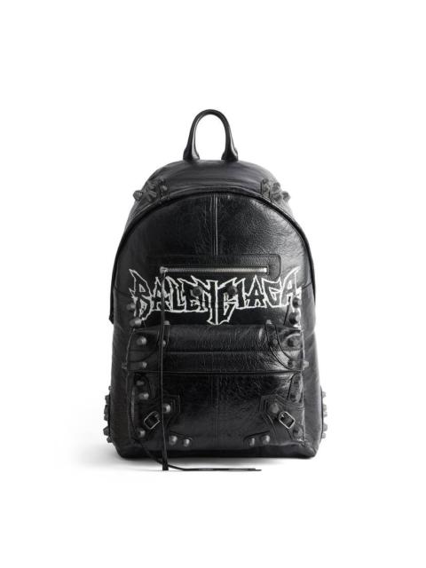 Men's Le Cagole Men Backpack Diy Metal  in Black