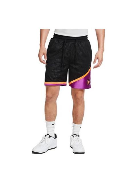 Nike Nike KMA Mesh Quick Dry Contrasting Colors Basketball Shorts Black Purple CK6392-010