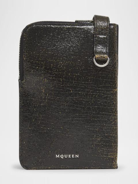 Alexander McQueen Men's T-bar Sling Phone Holder