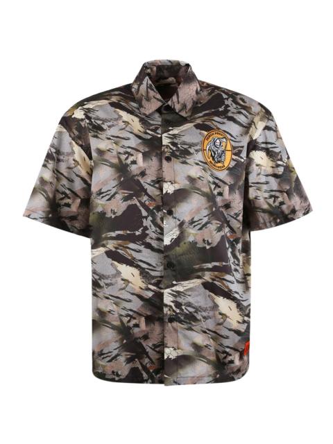 Heron Preston camouflage-print 볼링 셔츠