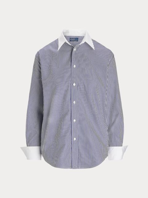 Polo Ralph Lauren Extended-Cuff Striped Cotton Shirt