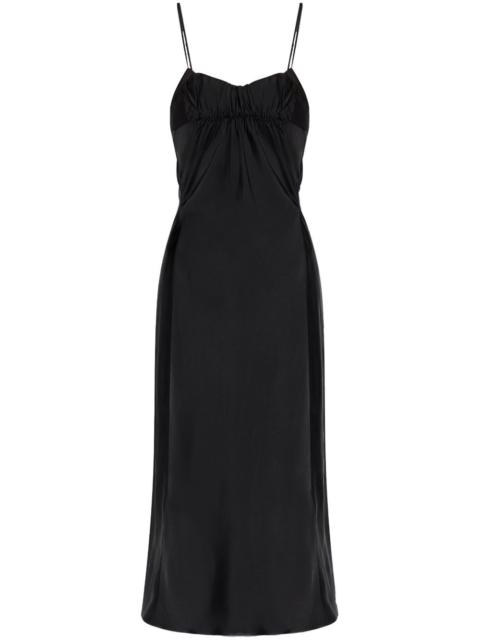 Jil Sander gathered-bustier midi dress