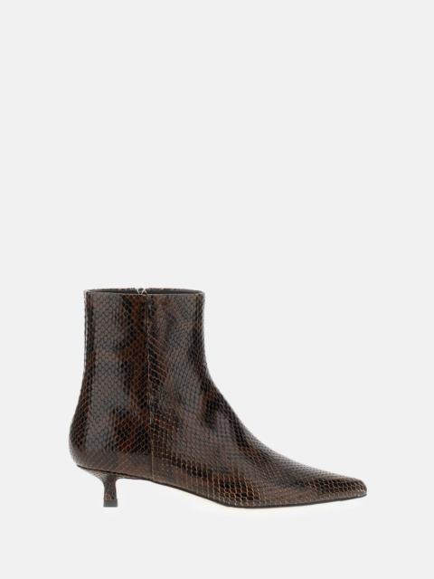 Aeyde SOFIE SNAKE PRINT CALF LEATHER MOKA