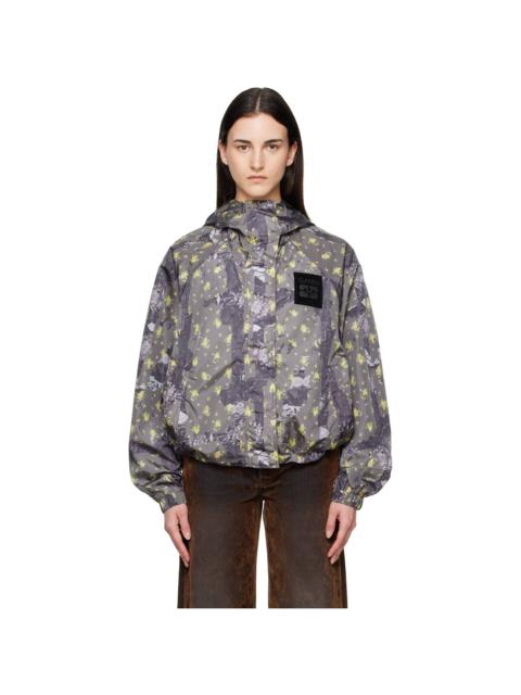 GANNI Gray Flowers Jacket