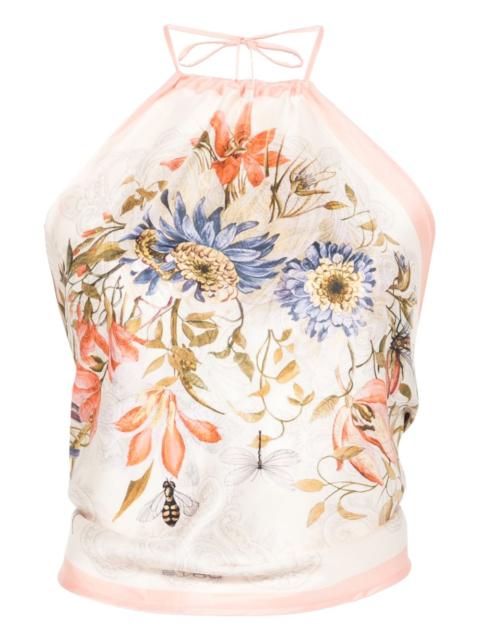 Etro floral-print top