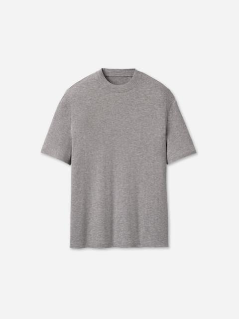 UGG ® Women's Amarys Relaxed Rib Tee Tops in Grey Heather