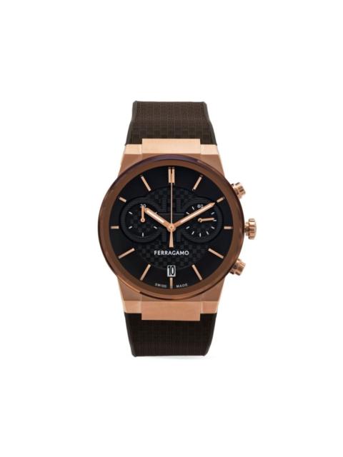 FERRAGAMO 사파이어 크로노 41mm