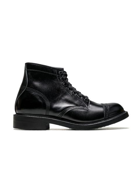 JOHN LOFGREN Combat Boots Shinki Hikaku Shell Cordovan Black Ops