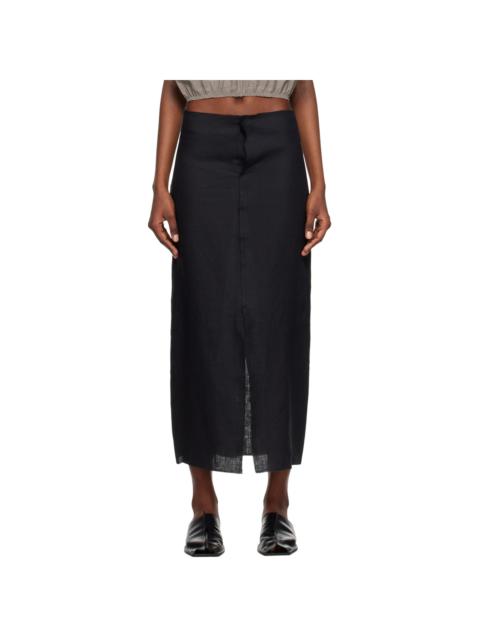 GABRIELA COLL GARMENTS Black No.208 Maxi Skirt