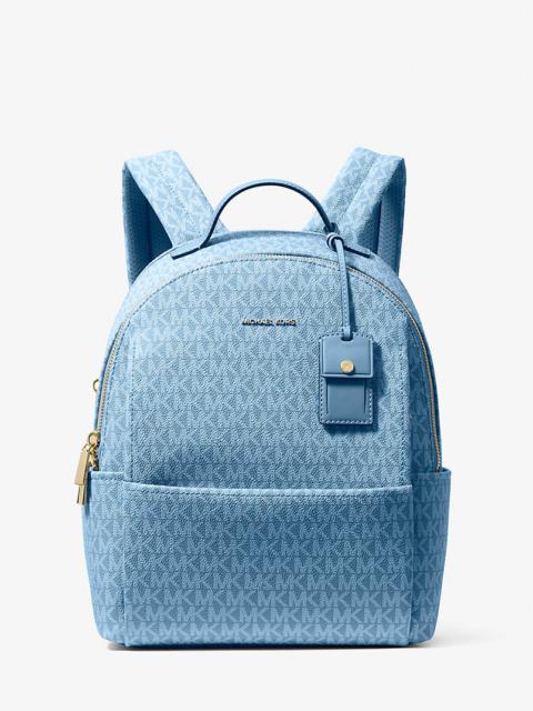 MICHAEL KORS Sable Medium Signature Logo Backpack