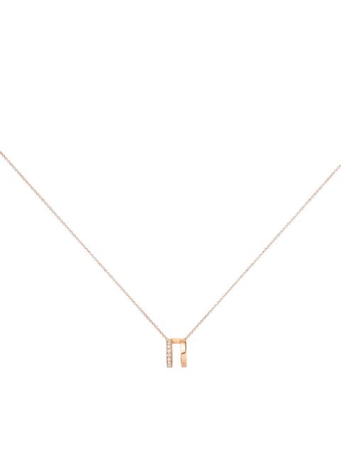REPOSSI Women's Serti Sur Vide 18K Rose Gold & 0.3 TCW Diamond Pendant Necklace - Pink Gold