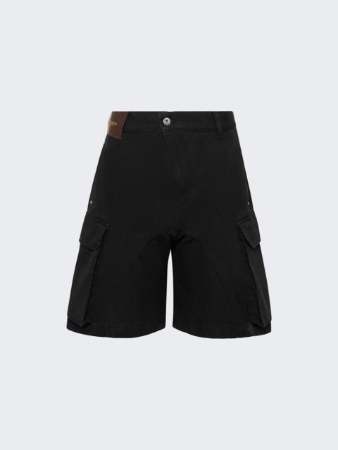 JW Anderson Twisted Patch Pocket Short Black